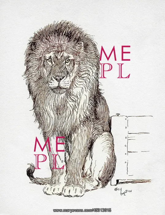 : Illustration by Cecil Aldin, The Lion