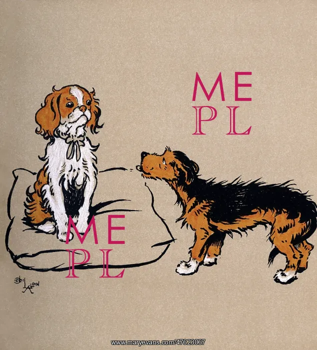 : Illustration by Cecil Aldin, The Mongrel Puppy Book : Illustration by Cecil Aldin, The Mongrel Puppy Book