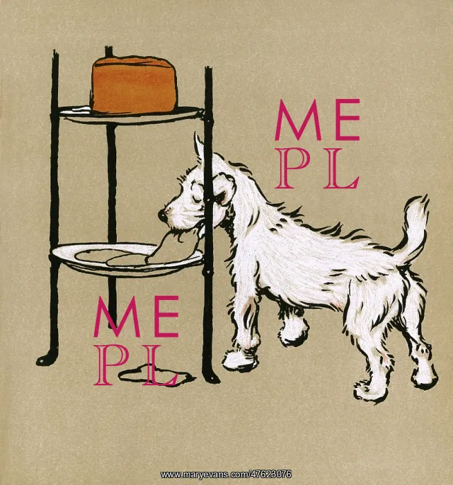 : Illustration by Cecil Aldin, The Mongrel Puppy Book : Illustration by Cecil Aldin, The Mongrel Puppy Book
