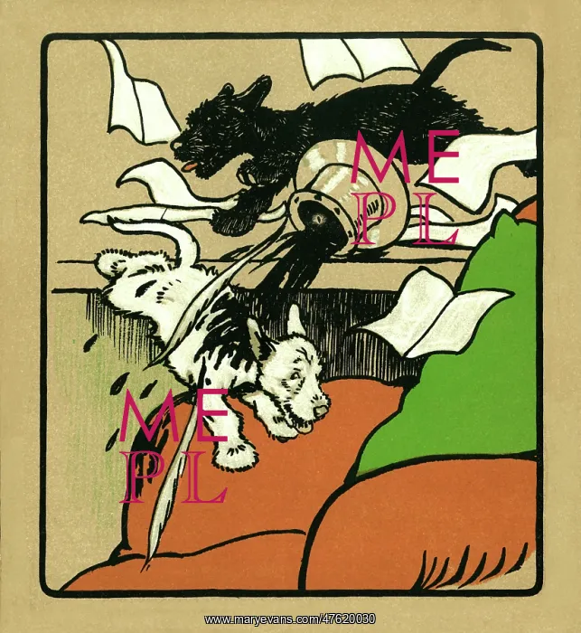 : Illustration by Cecil Aldin, Rough and Tumble : Illustration by Cecil Aldin, Rough and Tumble