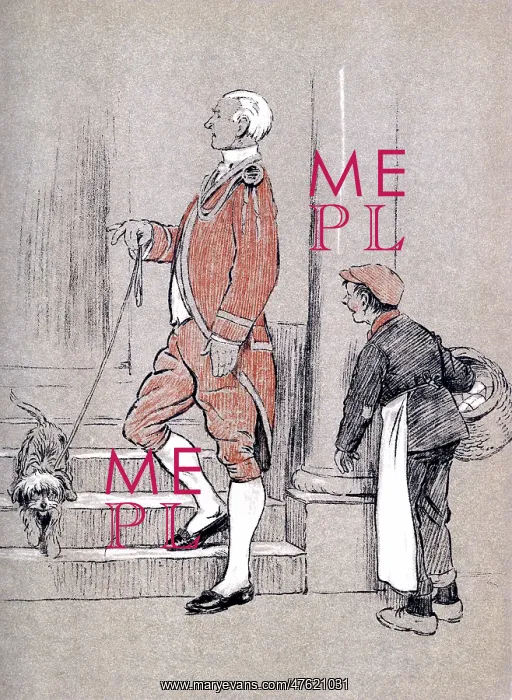 : Illustration by Cecil Aldin, The Snob : Illustration by Cecil Aldin, The Snob