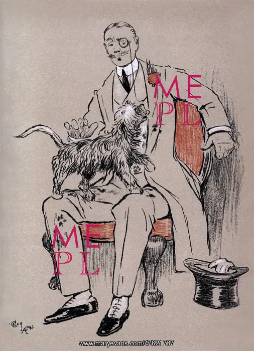 : Illustration by Cecil Aldin, The Snob : Illustration by Cecil Aldin, The Snob
