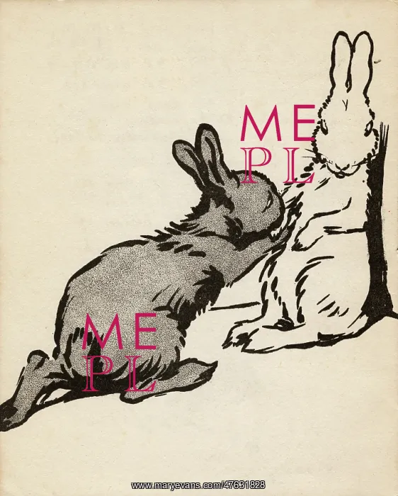 : Illustration by Cecil Aldin, White Rabbit : Illustration by Cecil Aldin, White Rabbit