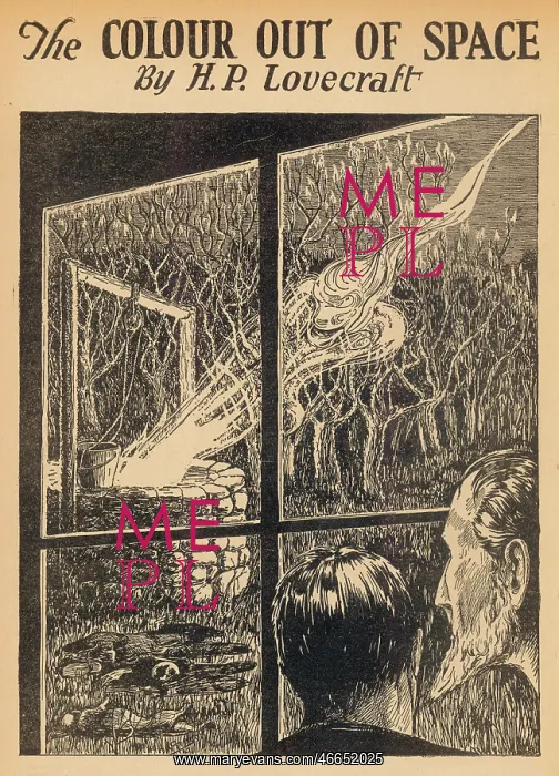 : Illustration, The Colour out of Space by H P Lovecraft : Illustration, The Colour out of Space by H P Lovecraft