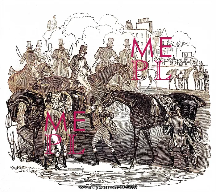 : Illustration, The Corinthians at Melton Mowbray : Illustration, The Corinthians at Melton Mowbray