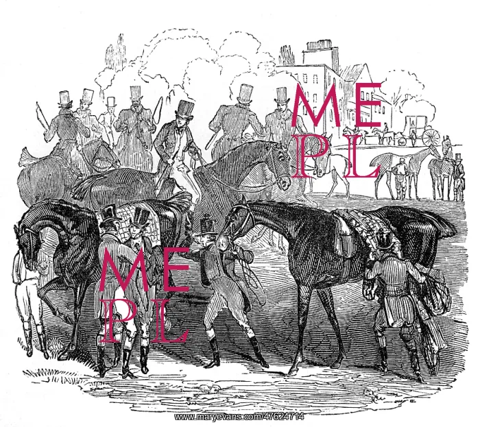: Illustration, The Corinthians at Melton Mowbray : Illustration, The Corinthians at Melton Mowbray