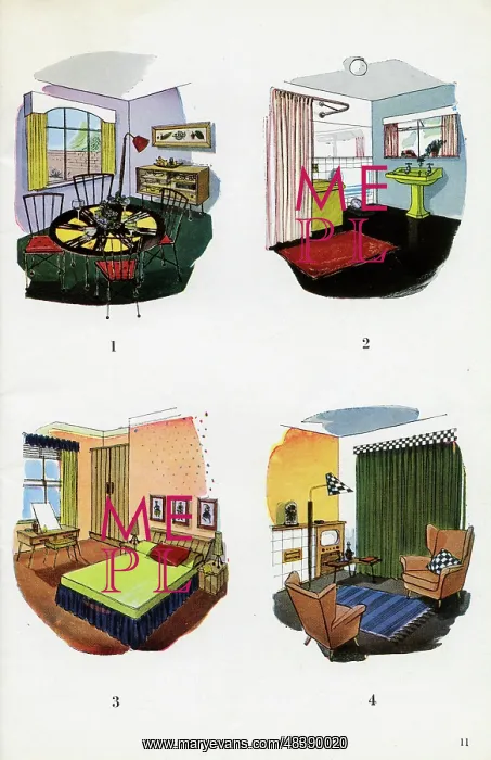 : Illustration in The Curtain Book : Illustration in The Curtain Book