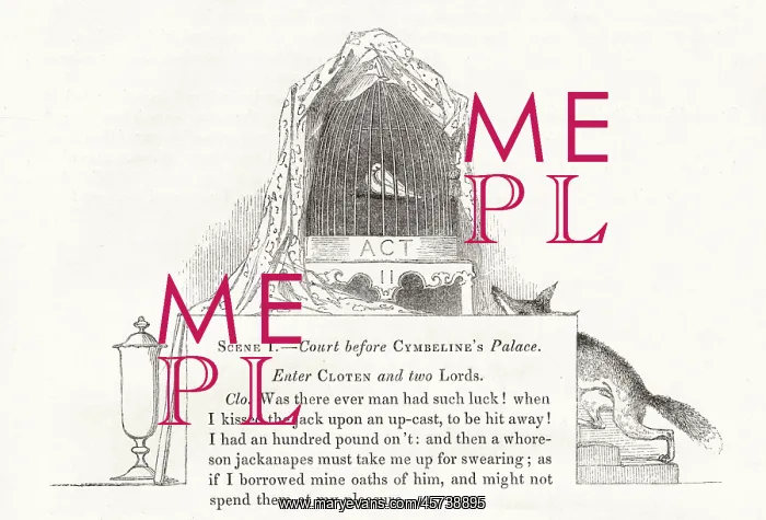 : Illustration, Cymbeline, by William Shakespeare : Illustration, Cymbeline, by William Shakespeare