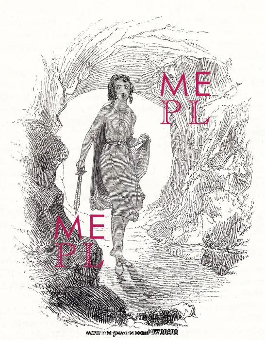 : Illustration, Cymbeline, by William Shakespeare : Illustration, Cymbeline, by William Shakespeare