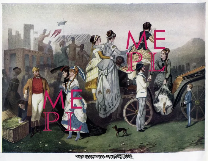 : Illustration, A Day at the Races : Illustration, A Day at the Races