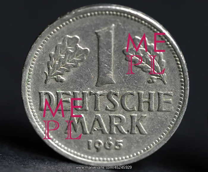 : Illustration Deutsche Mark : Illustration Deutsche Mark
