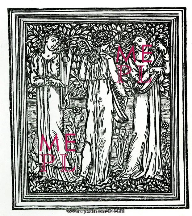 : Illustration, The Earthly Paradise, William Morris : Illustration, The Earthly Paradise, William Morris
