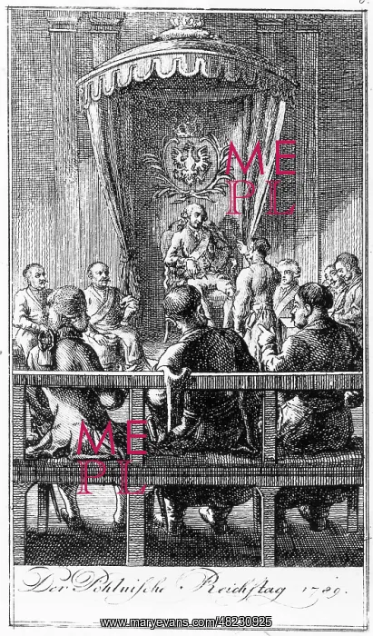 : Illustration of the Four-Year Sejm, 1789 : Illustration of the Four-Year Sejm, 1789