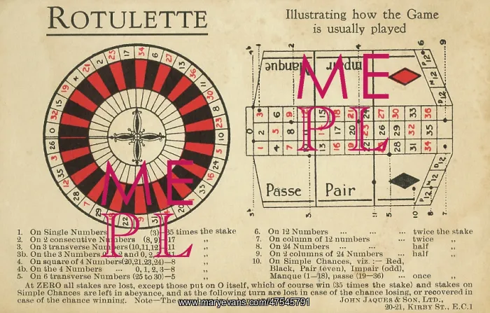 : An illustration of how the game of Roulette is played : An illustration of how the game of Roulette is played