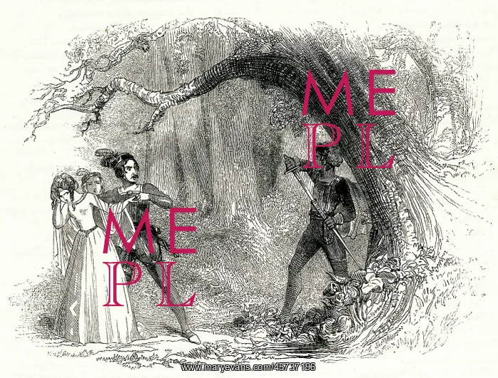: Illustration, Two Gentlemen of Verona, William Shakespeare : Illustration, Two Gentlemen of Verona, William Shakespeare