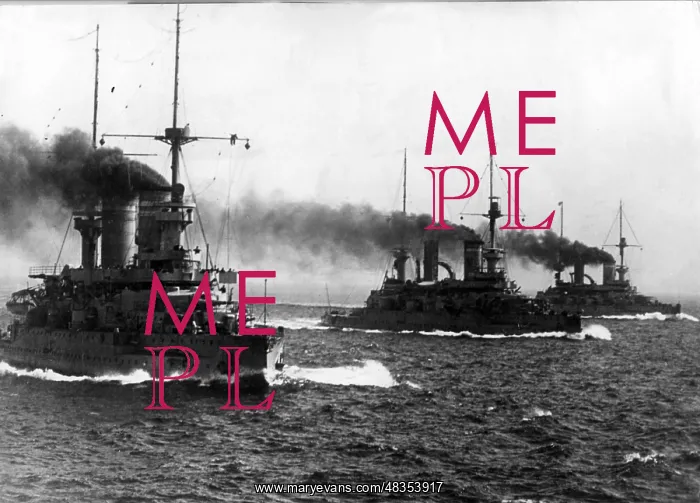 : Illustration of the German war fleet, 1907 : Illustration of the German war fleet, 1907