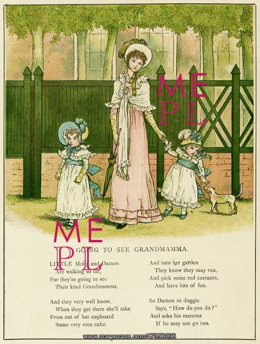 : Illustration, Going to See Grandmamma : Illustration, Going to See Grandmamma