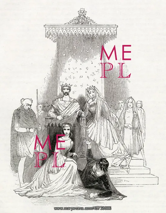: Illustration, Hamlet, by William Shakespeare : Illustration, Hamlet, by William Shakespeare