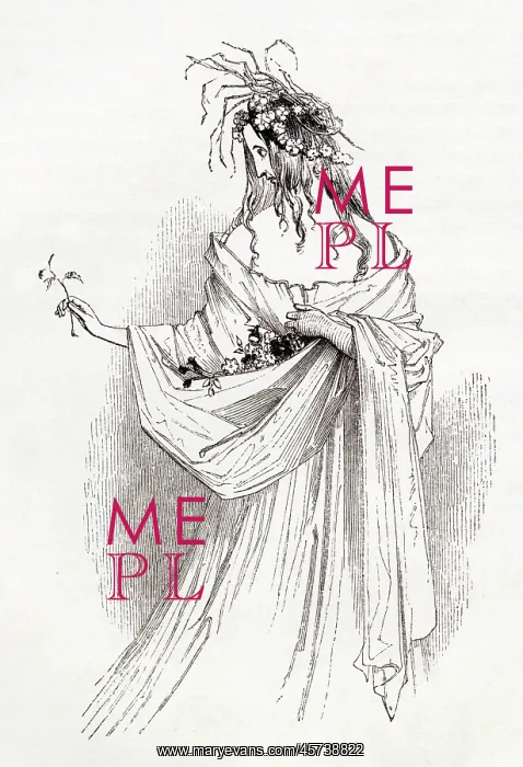 : Illustration, Hamlet, by William Shakespeare : Illustration, Hamlet, by William Shakespeare