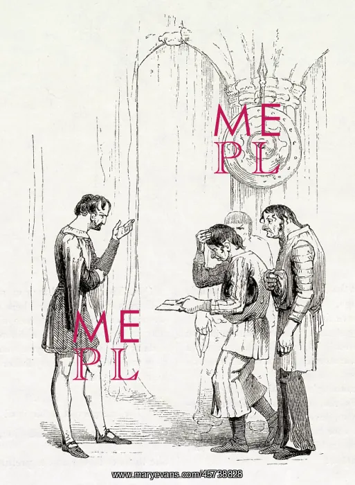 : Illustration, Hamlet, by William Shakespeare : Illustration, Hamlet, by William Shakespeare