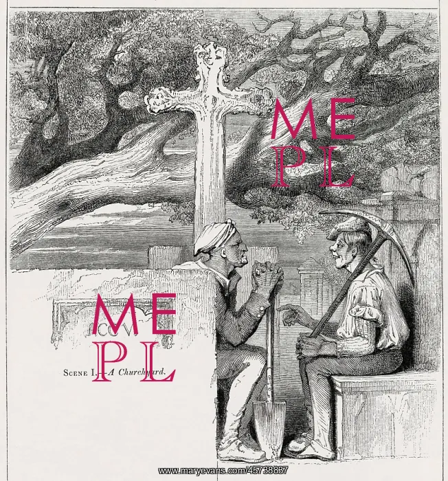 : Illustration, Hamlet, by William Shakespeare : Illustration, Hamlet, by William Shakespeare