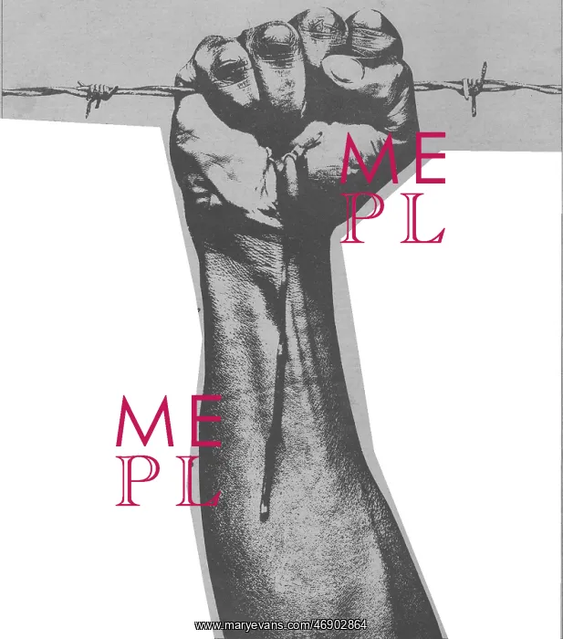 : Illustration of a hand gripping barbed wire, in NME, 14th Au : Illustration of a hand gripping barbed wire, in NME, 14th Au