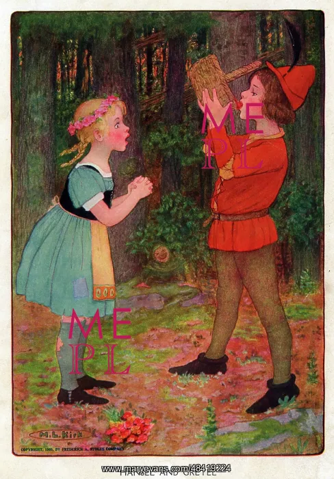  : Illustration, Hansel and Gretel