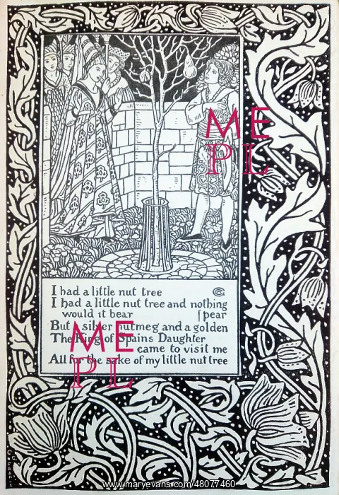 : Illustration, I had a little nut tree : Illustration, I had a little nut tree