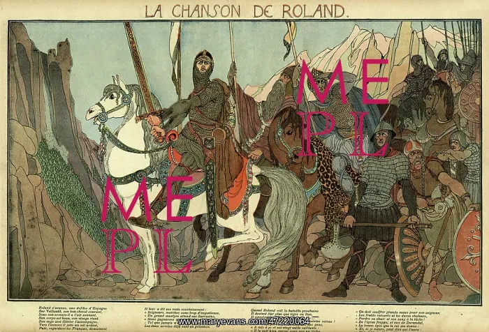 : Illustration, La Chanson de Roland : Illustration, La Chanson de Roland