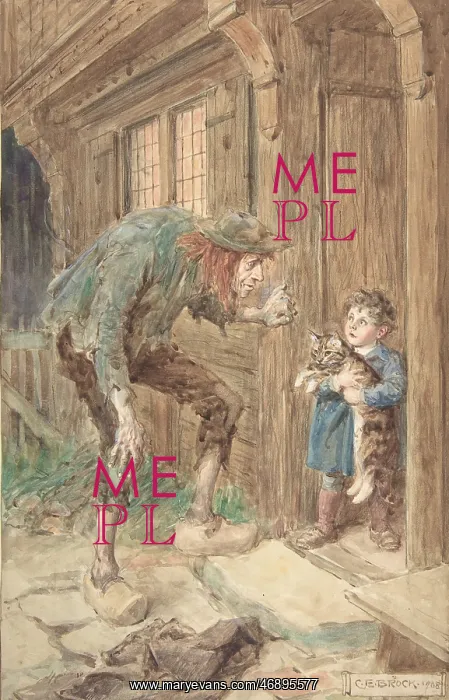 : Illustration for Little Peter: A Christmas Morality : Illustration for Little Peter: A Christmas Morality