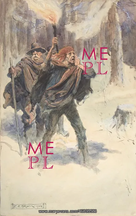 : Illustration for Little Peter: A Christmas Morality : Illustration for Little Peter: A Christmas Morality