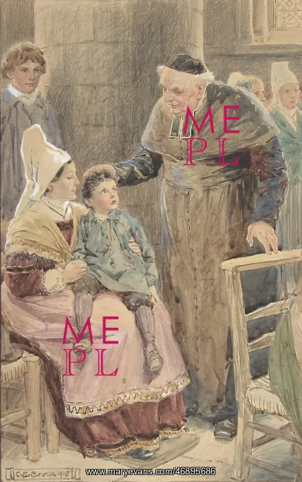 : Illustration for Little Peter: A Christmas Morality : Illustration for Little Peter: A Christmas Morality