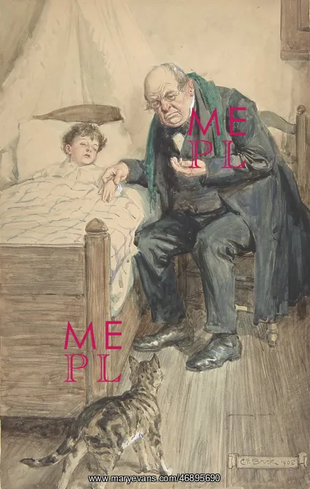 : Illustration for Little Peter: A Christmas Morality : Illustration for Little Peter: A Christmas Morality