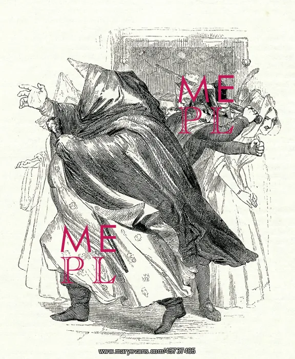 : Illustration, Merry Wives of Windsor, William Shakespeare : Illustration, Merry Wives of Windsor, William Shakespeare