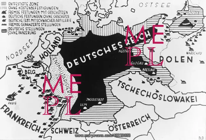 : Illustration of the military vulnerability of Germany, 1 : Illustration of the military vulnerability of Germany, 1