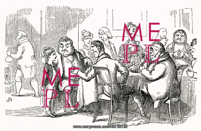 : Illustration, The Newcomes, by Thackeray : Illustration, The Newcomes, by Thackeray