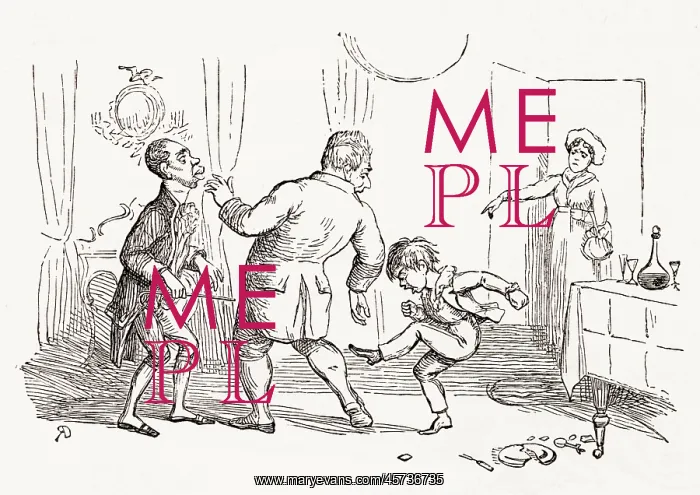 : Illustration, The Newcomes, by Thackeray : Illustration, The Newcomes, by Thackeray