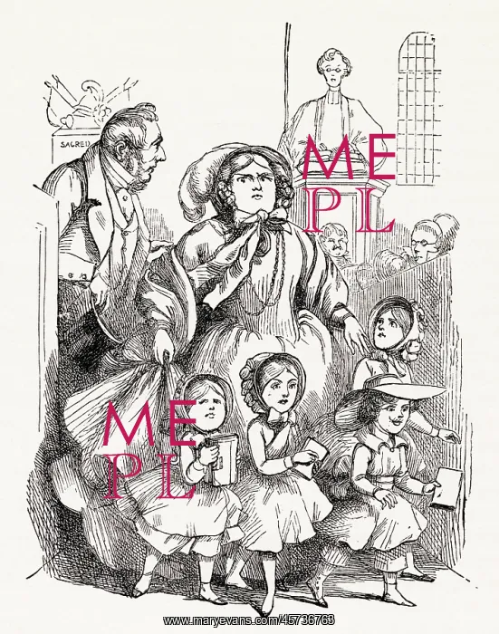 : Illustration, The Newcomes, by Thackeray : Illustration, The Newcomes, by Thackeray