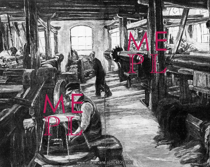 : Illustration after a painting by Max Liebermann, 19th c : Illustration after a painting by Max Liebermann, 19th c