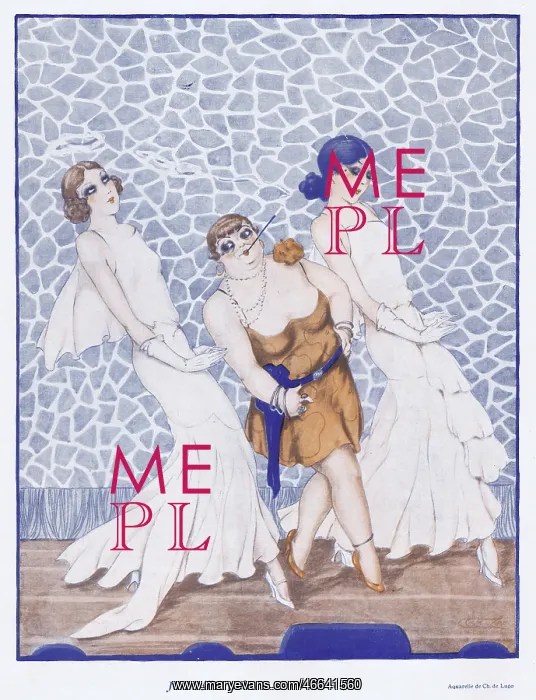: Illustration from Paris Plaisirs number 100, October 1930 : Illustration from Paris Plaisirs number 100, October 1930