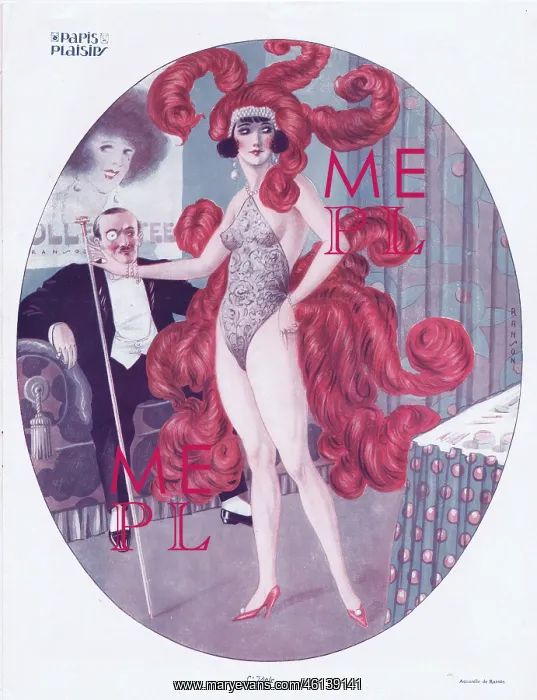 : Illustration from Paris Plaisirs number 30, November 1924 : Illustration from Paris Plaisirs number 30, November 1924