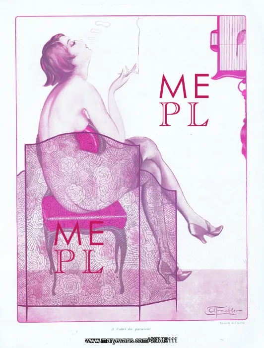 : Illustration from Paris Plaisirs number 39, September 1925 : Illustration from Paris Plaisirs number 39, September 1925