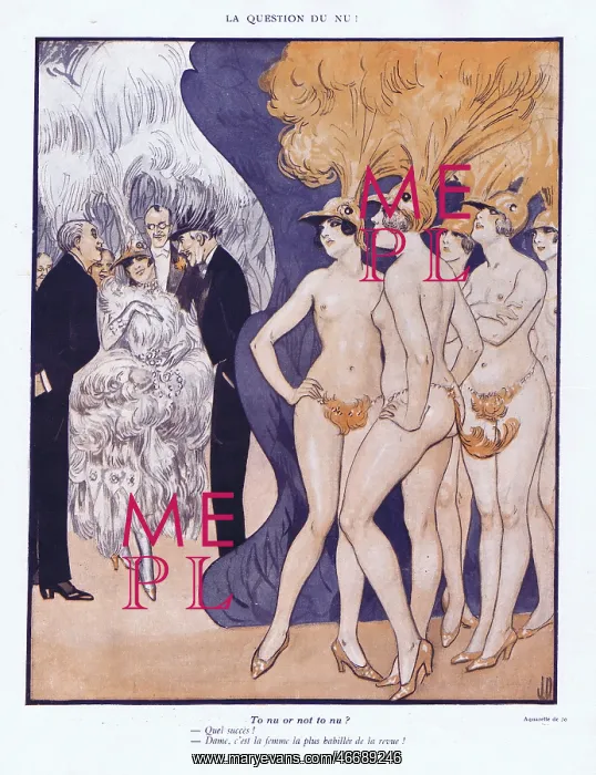 : Illustration from Paris Plaisirs number 76, October 1928 : Illustration from Paris Plaisirs number 76, October 1928