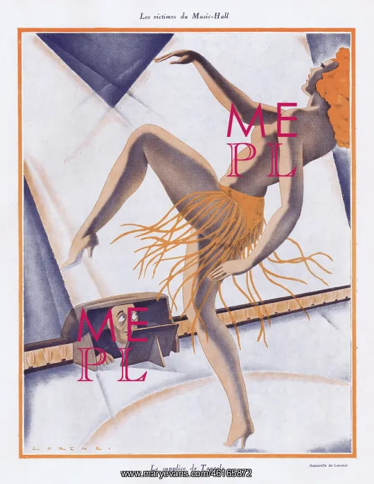 : Illustration from Paris Plaisirs number 99, September 1930 : Illustration from Paris Plaisirs number 99, September 1930