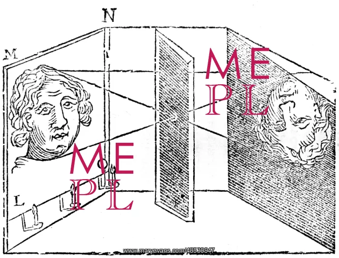 : Illustration of the principle of the camera obscura : Illustration of the principle of the camera obscura
