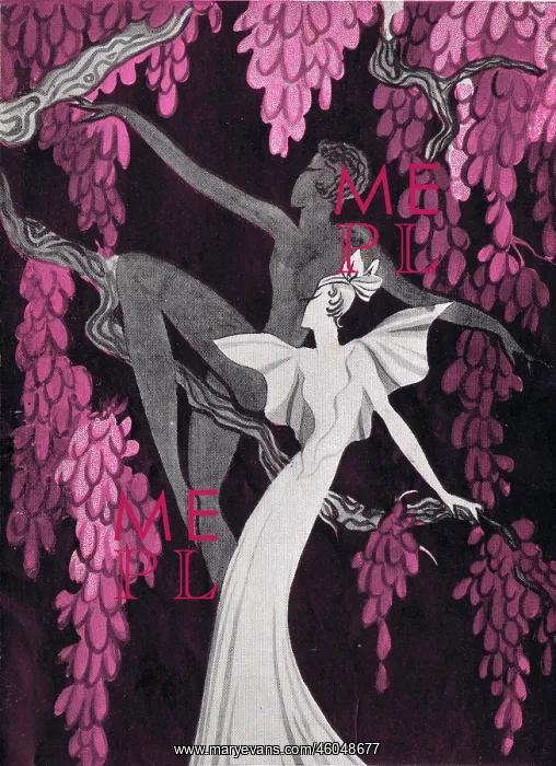 : Illustration for the programme cover of Ca C'est Paris, 1933 : Illustration for the programme cover of Ca C'est Paris, 1933