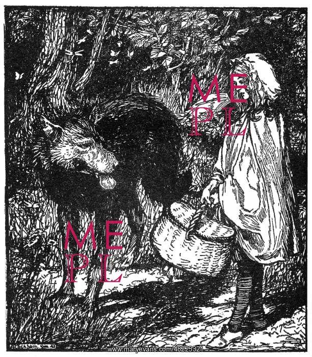 : Illustration, Red Riding Hood : Illustration, Red Riding Hood
