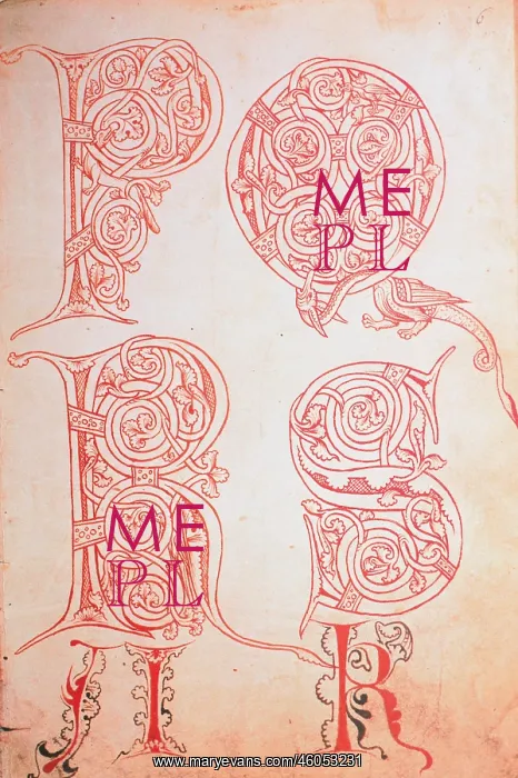 : Illustration out of the Reiner examplesbook: Initials : Illustration out of the Reiner examplesbook: Initials