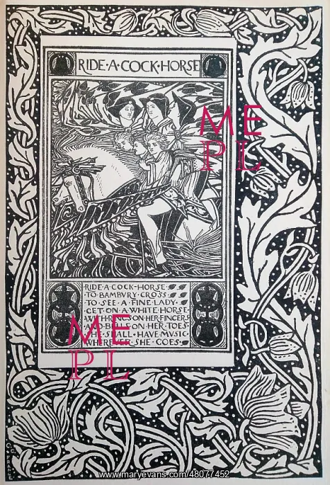 : Illustration, Ride A Cock Horse : Illustration, Ride A Cock Horse
