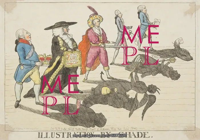 : Illustration by Shade, 1784 : Illustration by Shade, 1784
